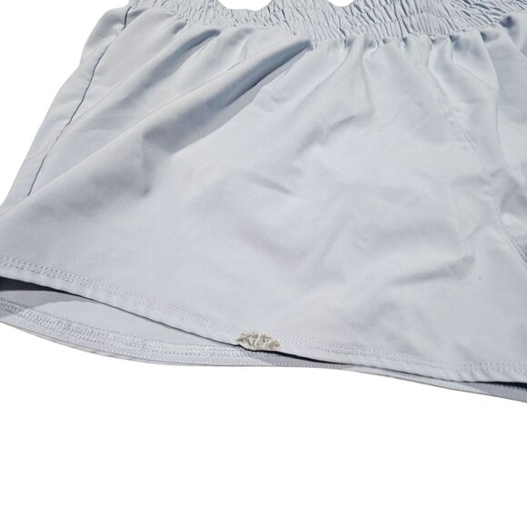 Nike Dri-Fit Light Blue XL Running Shorts Womens Elastic Waistband Summer 2024 - Picture 5 of 9